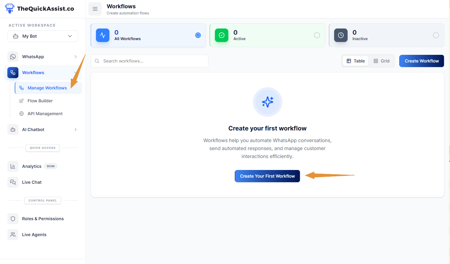 Set Up Your First Automation