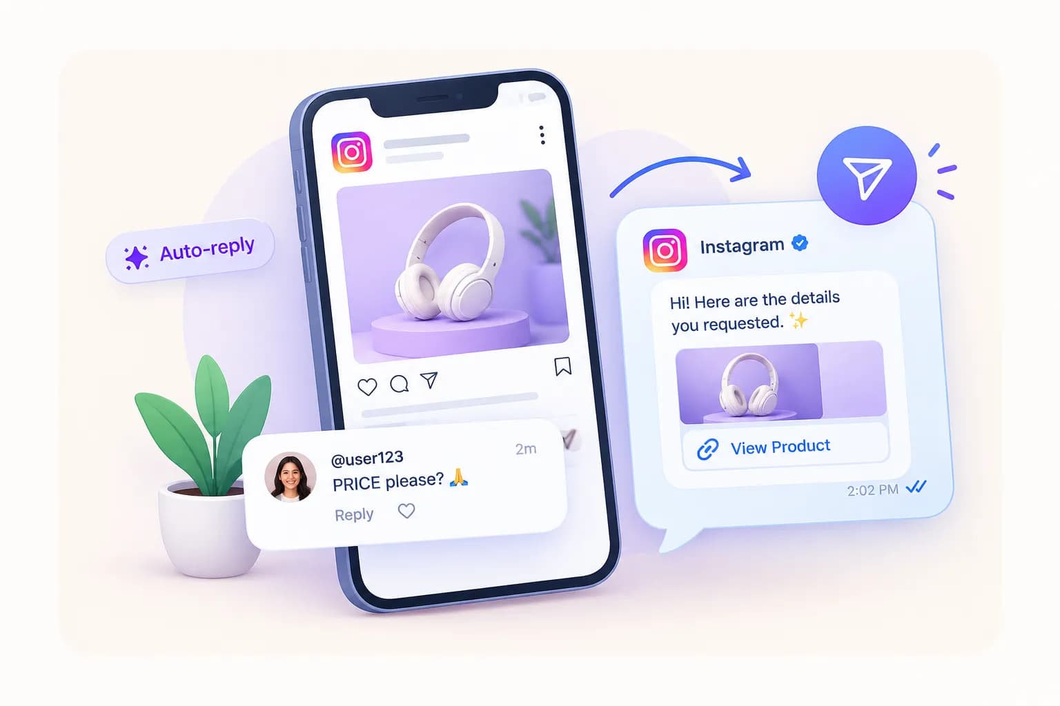 Instagram comment-to-DM automation